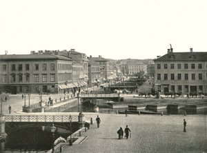 Gustav Adolfs torg a Ostra Hamngatan, Göteborg, Švédsko, 1895. od Unbekannt