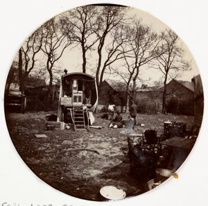 "Cikánský tábor", c 1890 od Unbekannt
