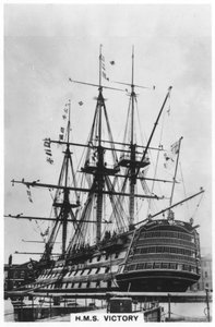 HMS Victory, Portsmouth, Hampshire, 1936 od Unbekannt