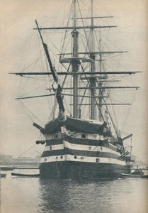 HMS Victory předtím, než byla v roce 1922, 1936 přemístěna do suchého doku od Unbekannt
