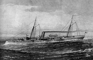 HM Torpedo Gun Boat Rattlesnake, 1887 od Unbekannt