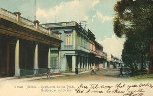 Havana - rezidence na Prado, 1907. od Unbekannt