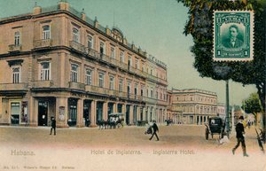 Havana. Hotel Anglie. - Hotel Anglie, Kuba, 1910 od Unbekannt