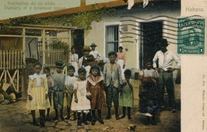 Habitantes de un solar. Obyvatelé nájemního domu, c1913 od Unbekannt