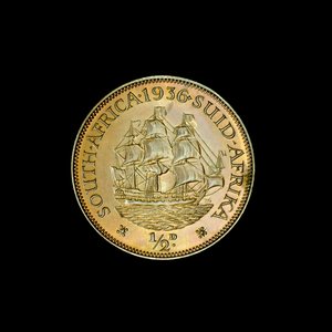 Half-Penny Coin, Jižní Afrika od Unbekannt