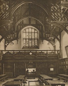Hall of Grays Inn, kde se hrála komedie omylů v Shakespearově životě, c1935. od Unbekannt