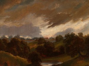 Hampstead, Bouřlivá obloha, 1814. od Unbekannt