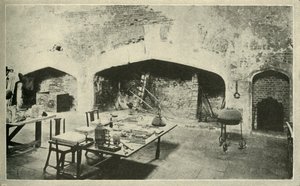 Hampton Court Palace - část palácové kuchyně, která je udržována přesně tak, jak byla v době Wolseys od Unbekannt