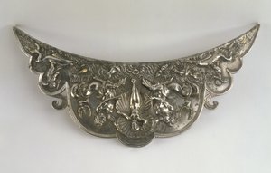 Rukojeť talíře znázorňujícího Zrození Venuše, Gallo-římské, 2. nebo 3. století našeho letopočtu (stříbro) od Unbekannt