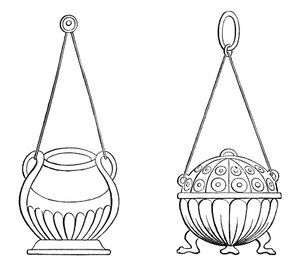 Závěsné lampy, 9. století, 1870 od Unbekannt
