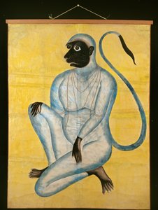 Hanuman, opičí bůh, c1870 od Unbekannt