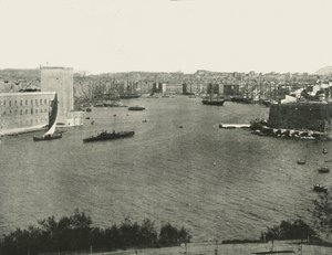 Pohled na přístav, Marseille, Francie, 1895. od Unbekannt