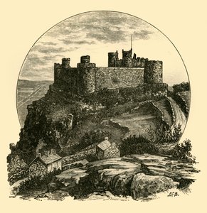 Zámek Harlech, 1898. od Unbekannt