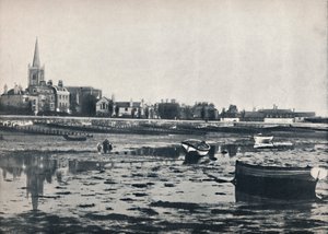 Harwich - Pláž při odlivu, 1895 od Unbekannt