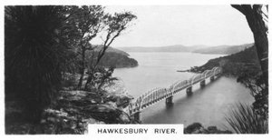 Hawkesbury River, Austrálie, 1928 od Unbekannt