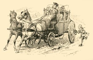 Zavolal na kočího, aby zastavil, 1907. od Unbekannt