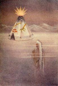 „Popsal velké teepee“, 1914. od Unbekannt