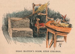 Head Masters Room, Eton College, 19. století. od Unbekannt