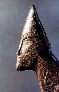Hlava vikingského válečníka, 9.-11. století od Unbekannt
