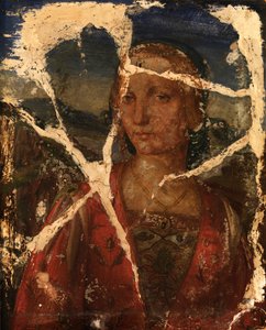 Hlava mladé ženy, 15. století. od Unbekannt