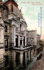 Centrála Jockey Club, Calle Florida, Buenos Aires, Argentina, počátek 20. století od Unbekannt