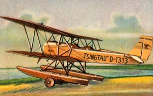 Hydroplán Heinkel HD 24 W Tsingtau, 20. léta, 1932. od Unbekannt