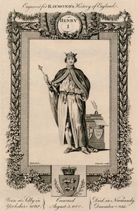 Jindřich I., 1068-1135, c1787 od Unbekannt