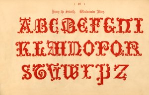Jindřich sedmý. Westminsterské opatství, 1862 od Unbekannt