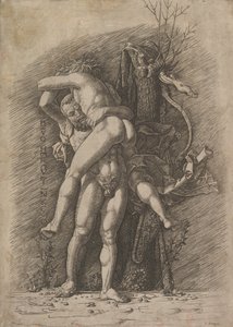 Herkules a Antaeus, ca. 1497. od Unbekannt