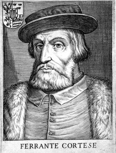 Hernan Cortes 1485-1547, španělský conquistador, který dobyl Mexiko od Unbekannt