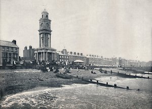 Herne Bay - The Front, Showing Clock Tower, 1895 od Unbekannt