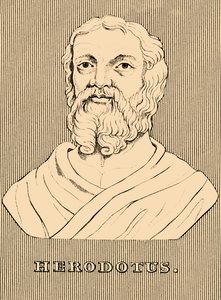Herodotus, c484-c425 př.nl, 1830. od Unbekannt