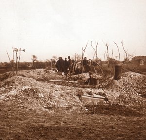 Skrytá baterie, c1914-c1918 od Unbekannt