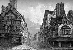 High Street, Shrewsbury, 1825 1893 od Unbekannt