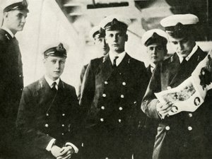 Jeho Veličenstvo sedí mezi svými kadety, 10. léta 19. století, 1937. od Unbekannt