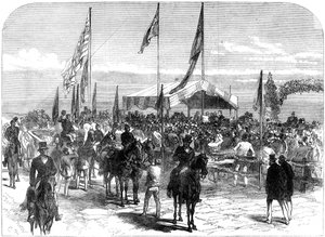 Jeho královská výsost obdrží adresu Glenelg Corporation, Austrálie, 1868 od Unbekannt