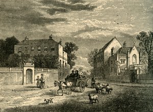 Holcrofts and the Priory, Fulham, c1878. od Unbekannt