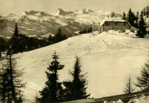 Hollhaus, Dachstein, Štýrsko, Rakousko, c1935. od Unbekannt