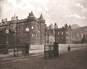 Holyroodhouse, Edinburgh, Skotsko, 1894. od Unbekannt