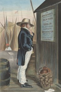 Homeward Bound New York, ca. 1860. od Unbekannt