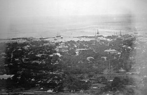 Přístav Honolulu, Havaj, 1885 od Unbekannt
