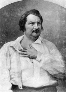 Honore de Balzac, francouzský romanopisec, c1845-1890 od Unbekannt