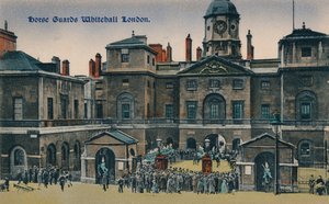 Horse Guards Whitehall Londýn, c1910. od Unbekannt