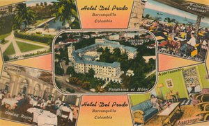 Hotel Del Prado, Barranquilla, Kolumbie, 1940 od Unbekannt