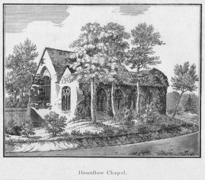 Hounslowská kaple, c1792 od Unbekannt
