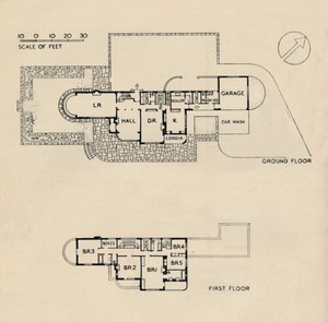 House at Burn Bridge od The Late John Procter, F.R.I.B.A., 1942 od Unbekannt