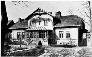 Dům, kde byla Marie Curie vychovatelkou, c1887 od Unbekannt