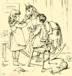 Jak houpací kůň snědl dort, 1881. od Unbekannt