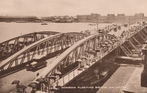 Howrah Floating Bridge, Kalkata, c1905 od Unbekannt