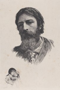Hubert Herkomer A.R.A. a jeho děti, po roce 1879. od Unbekannt